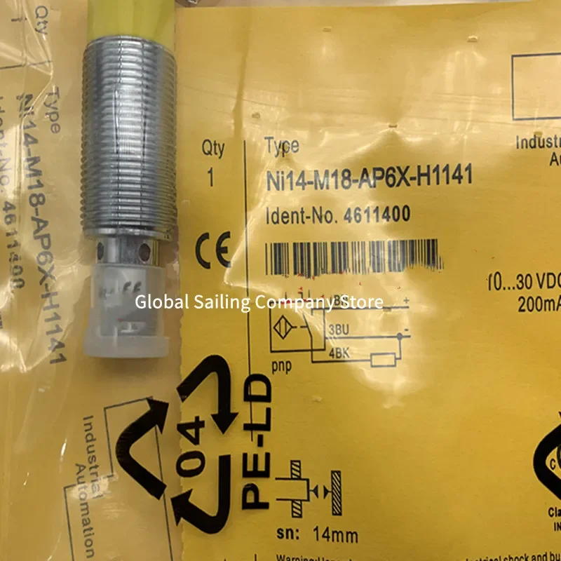 

3PCS New proximity switch NI14-M18-AP6X-H1141 NI14-M18-AN6X-H1141