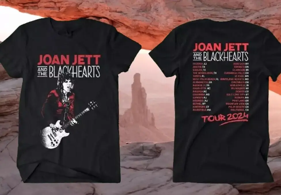 Joan jett and the blackhearts tour 2024 T-shirt