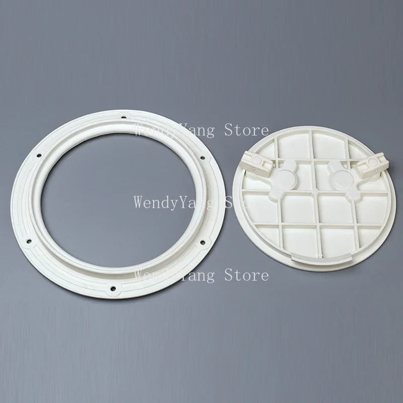 6/10 Inch Deck Plate Corrosion Resistant Marine Access Boat Inspection Hatch Cover Plate for Marine Boating Water Sport