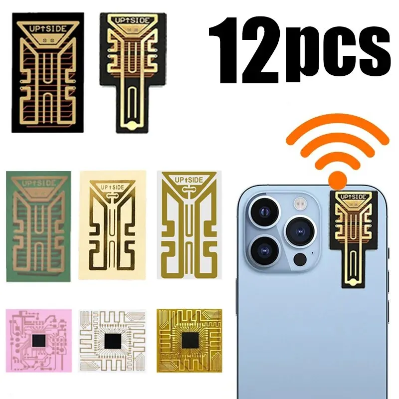 12PCS SP13Pro Antenna Signal Amplifier Portable Phone Signal Enhancement Sticker Booster for iPhone Samsung Mi Universal Signal