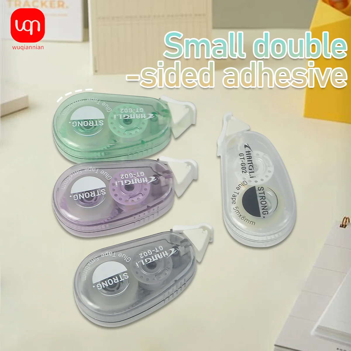 WQN-1PC 5M*8MM Double-Sided Adhesive Dot Glue DIY Clipboard Photo Album School Stationery And Office Supplies
