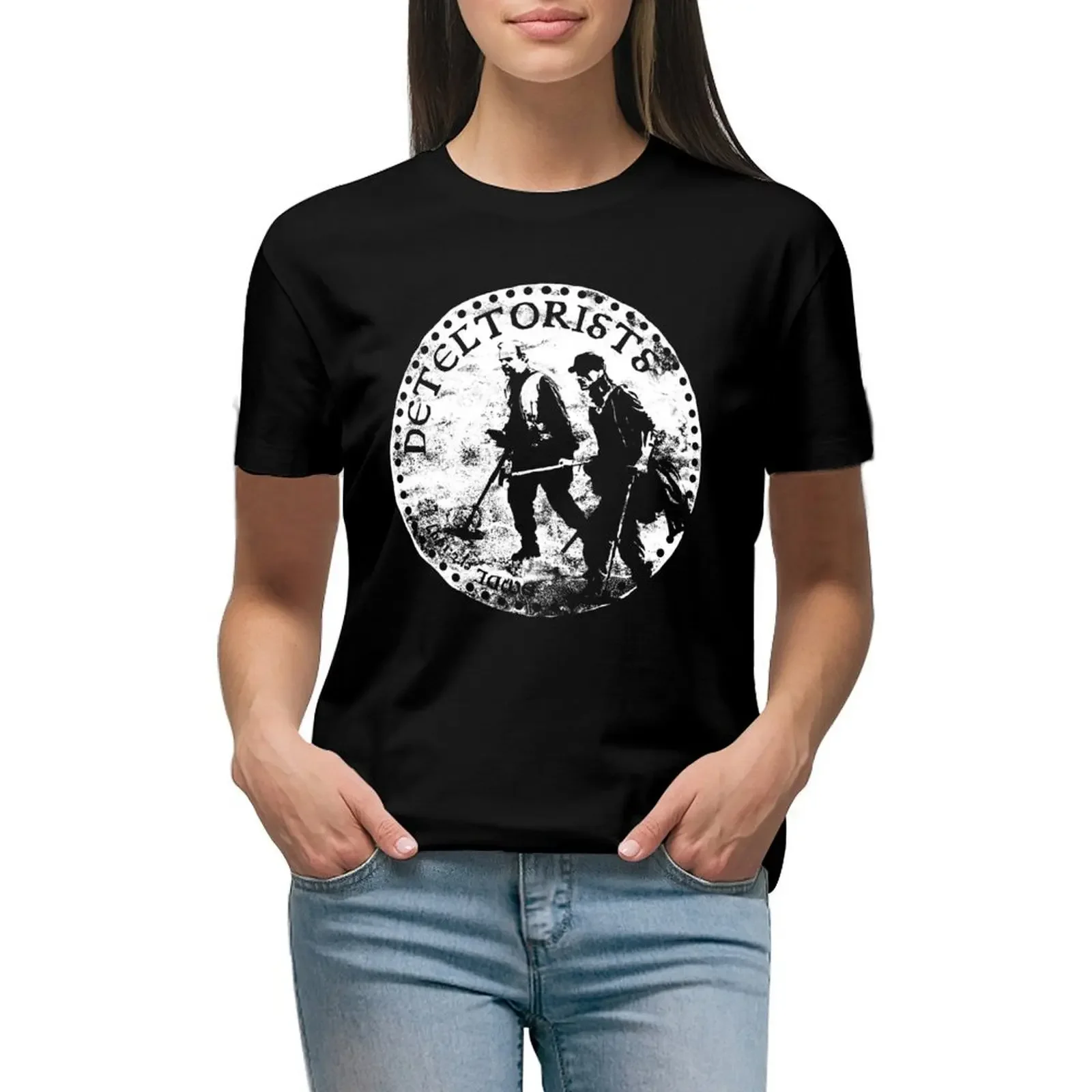 

Detectorists - DMDC Anglo Saxon coin T-Shirt graphics tops customs customs design your own western t shirts for Women