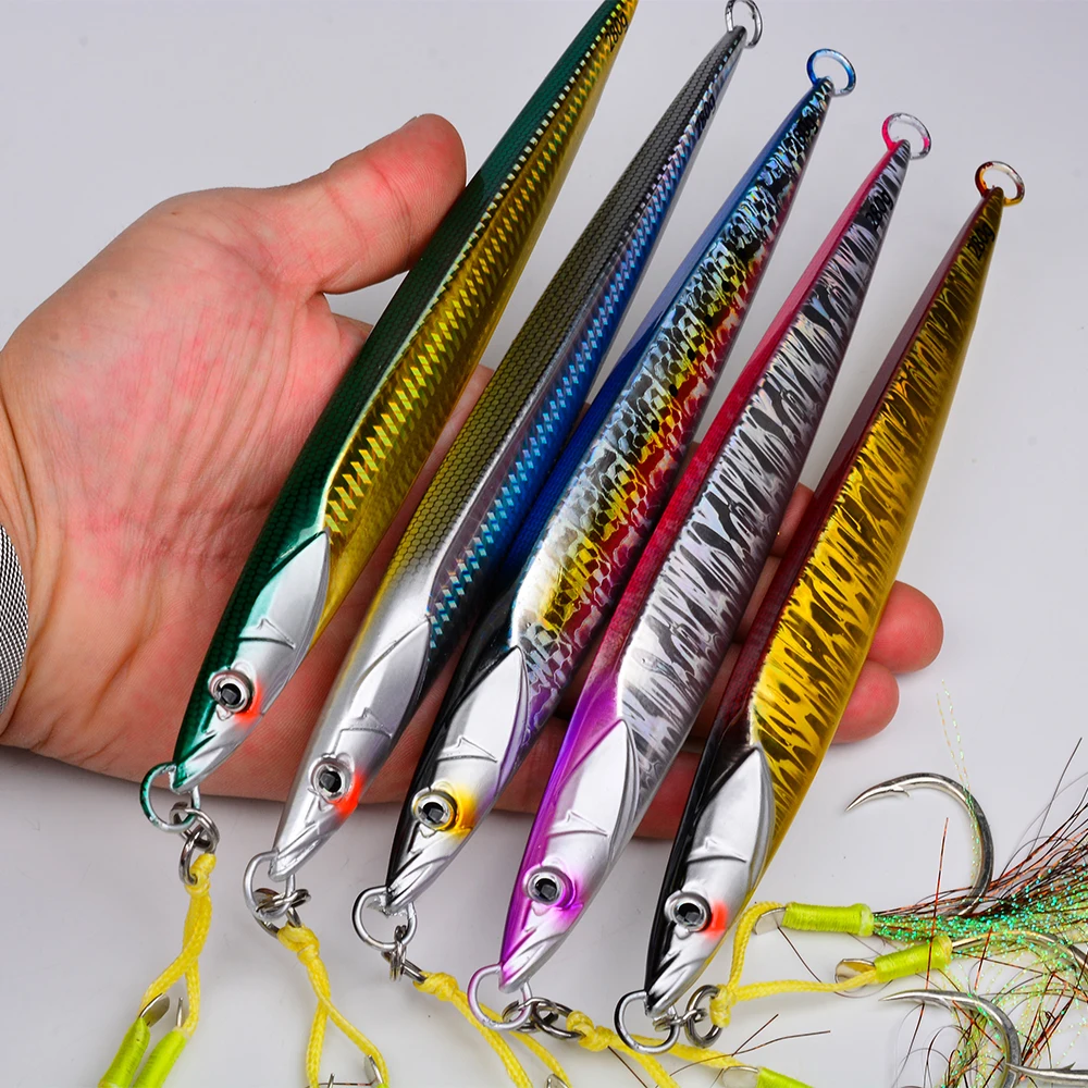 Proberos Vertical Jigging Artificial Lures 1pc Saltwater jigs Speed Jigging Slow Jigging Pitching Lures Jigging Lure Fishing jig view 6