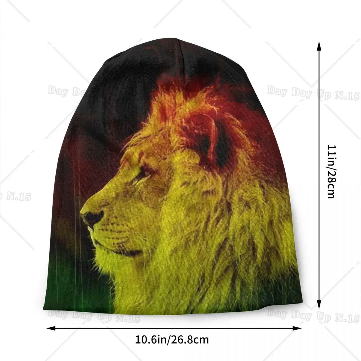 Jamaica Rastafarian Reggae Rasta Lion Skullies Beanies Caps Fashion Winter Knitting Hat Adult Unisex Jamaican Proud Bonnet Hats