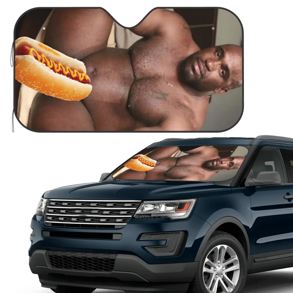 

Big Dick Black Guy Meme Барри Деревянный солнцезащитный козырек на лобовое стекло автомобиля, переднее лобовое стекло, солнцезащитный козырек, аксессуары, чехлы