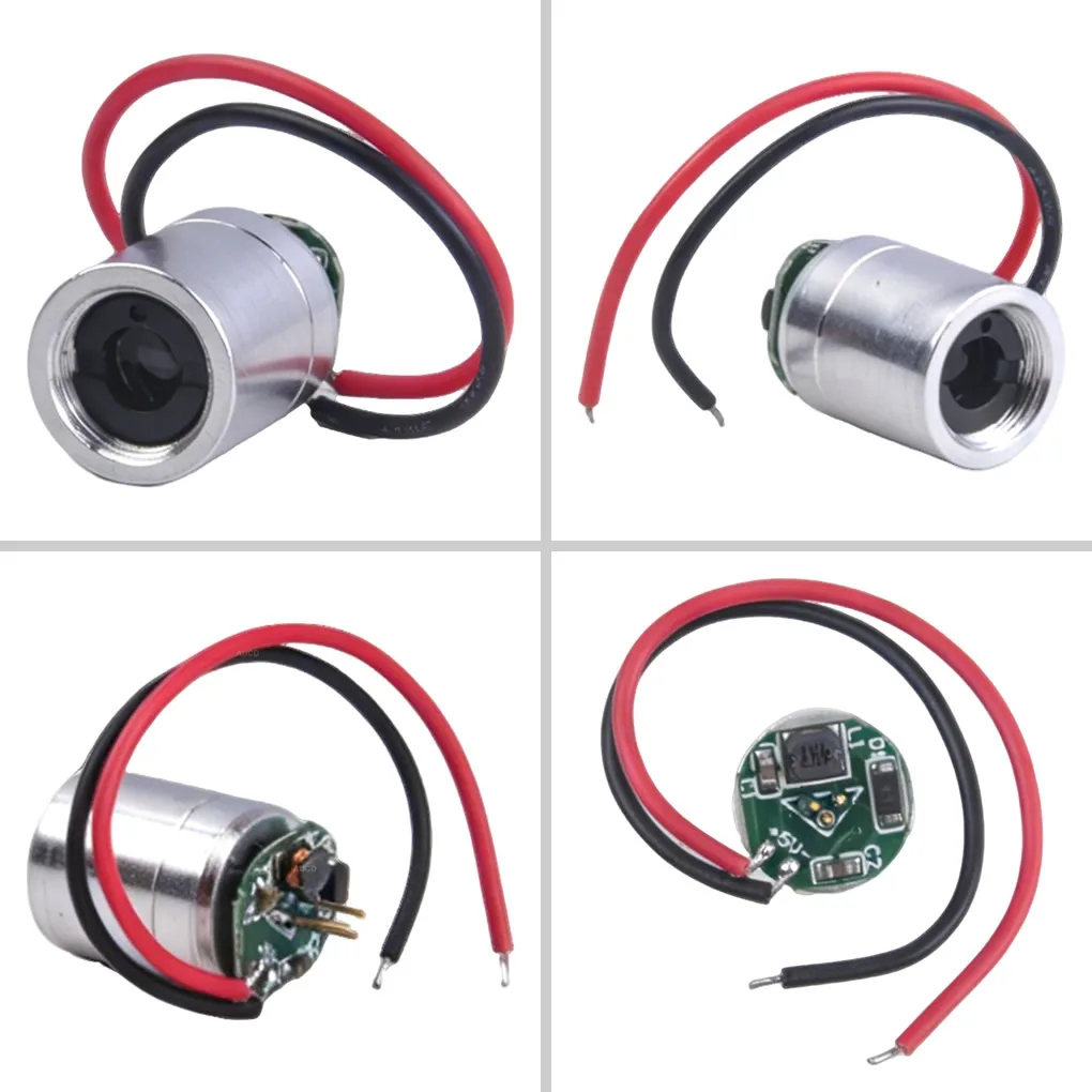 Durchmesser 12x15mm DC5V Grün 60mW Rot Blau 100mW RGB Lasermodul Diode für Laser-Rasenlampe Bühnenprojektor Beleuchtungszubehör