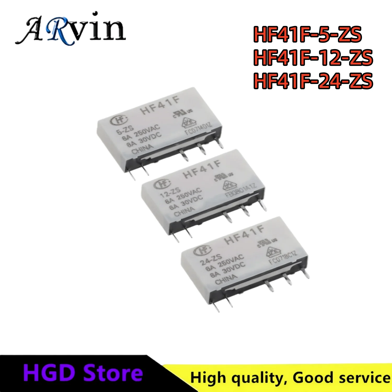 2Pcs Hongfa Relay H…