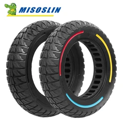 10x2.5-6.1 Off-Road Solid Puncture Proof Tire  For KUGOO M4/M4 Pro Electric Scooter Anti-puncture Tubeless Tyres Tires Parts