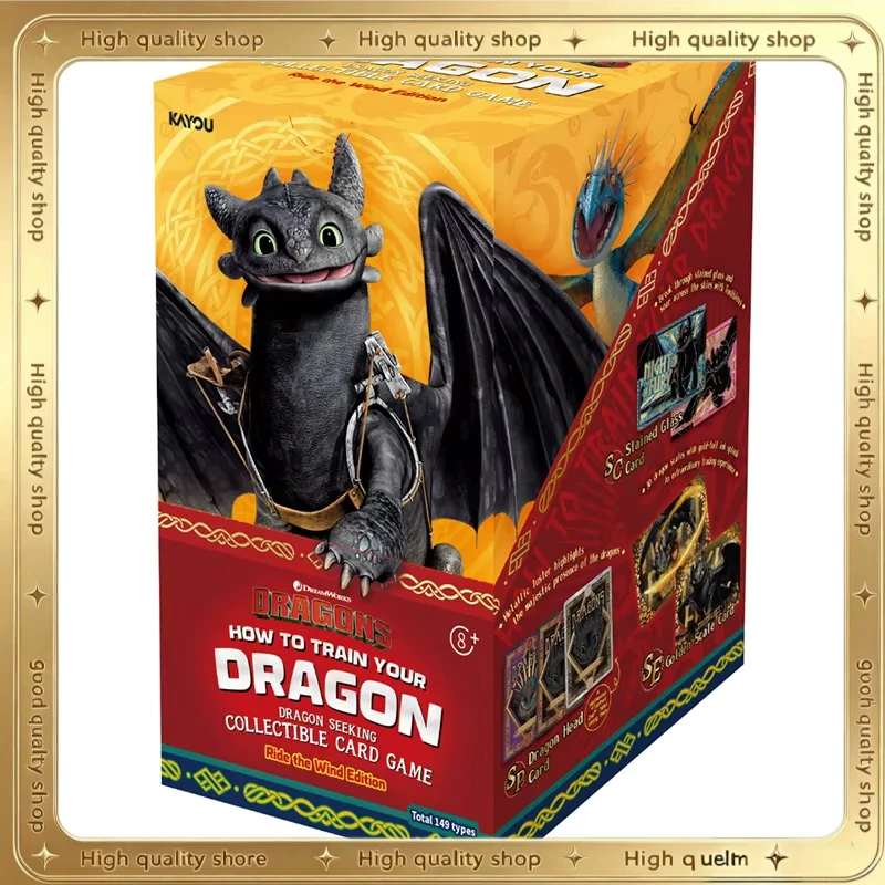 Kayou English Edition How To Train Your Dragon Seeking Collection Card Ride The Wind Edition Sea Series Game Collection Card