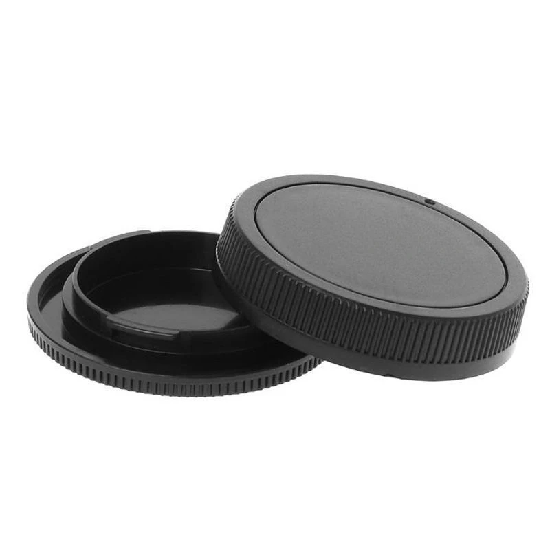 Tampa frontal da câmera + tampa da lente traseira para lentes Canon EOS M EOSM M2 M3 M5 M6 Mark II M10 M50 M100 M200 e EF-M
