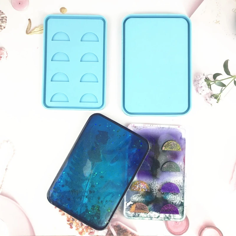 

Epoxy Resin Mold Eyelash Storage Box Silicone Mould DIY Crafts Jewelry Container Making Tool Epoxy Resin Mold Eyelash Storage