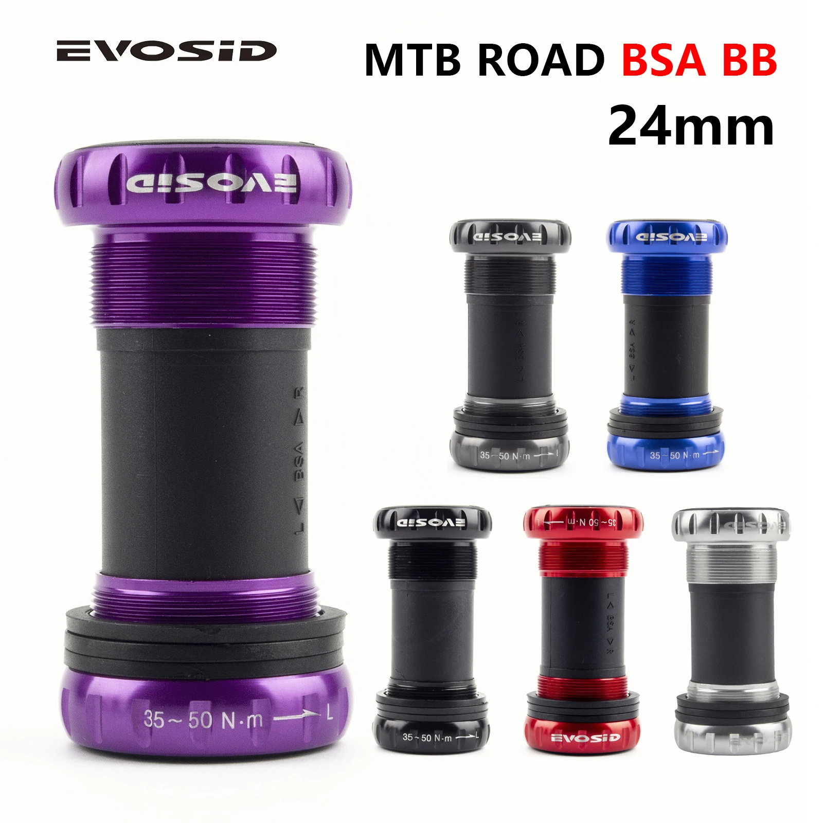 EVOSID MTB Bike Bottom Bracket Road Bicycle BSA Sealed Peilin Central Axis 68-73 Hollowtech Central Movement BB Bike Accessories