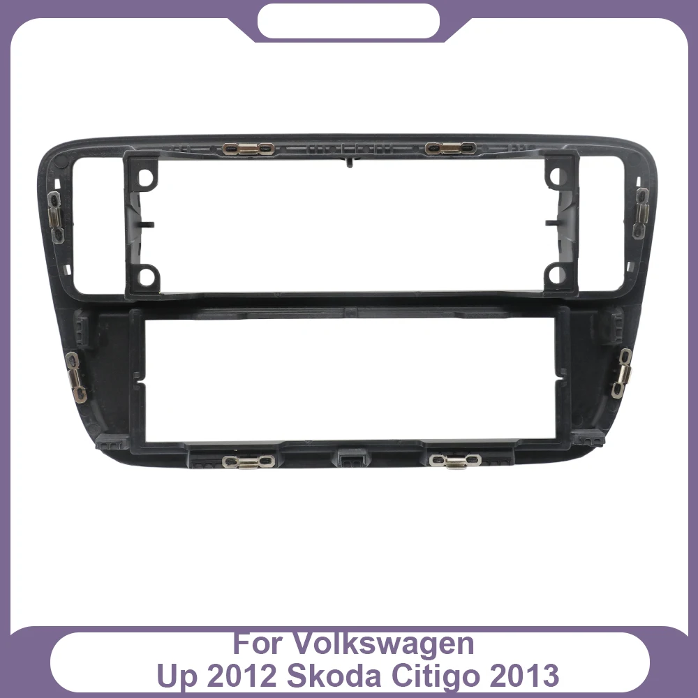 Car Dash Kit Single DIN Radio Panel Fascia Plate for Volkswagen up Skoda Citigo Seat Mii 2012 Frame Installation Kit