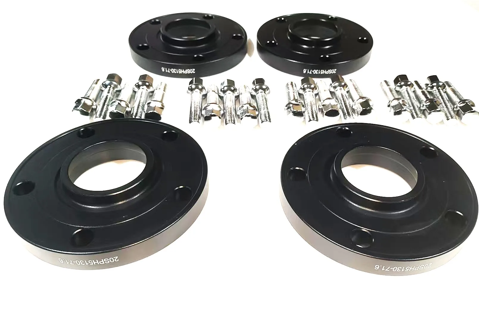 2x 5x130 71.6 20mm Aluminum Wheel Spacer Hub Adapter Stance Upgrade For Porsche Audi Q7 997 991 Cayenne Panamera Taycan