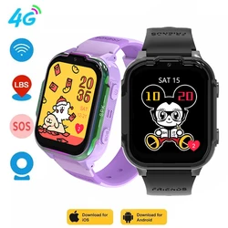 2024 For Xiaomi 4G Children Smart Watch GPS Track Video Call Camera SOS Waterproof Display Location LBS Tracker Smart Watch Kids