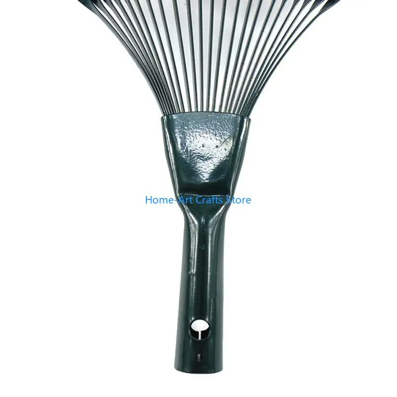 Y3NA Garden Rake for Head Hand Fan Rake Professional Gardening Tool 22 Teeth Ste