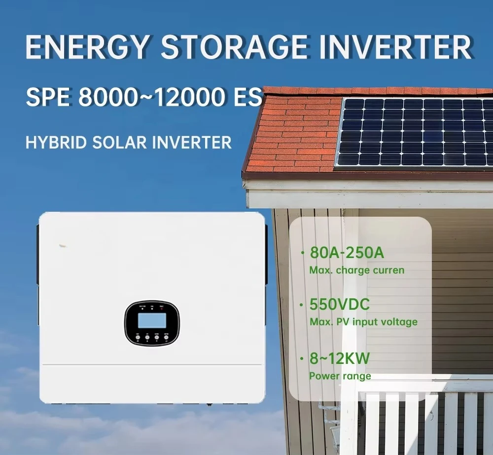 Cheap Hybrid Single Phase Solar Power Inverter 8KW 10KW 12KW Dual MPPT SPE 12000 ES PV Inverter with Generator Input for Home Us