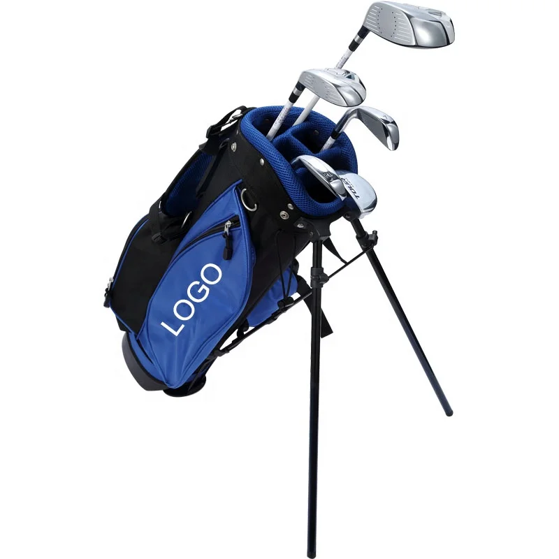 Junior 5 Piece Blue Complete Golf Club Sets for Kids