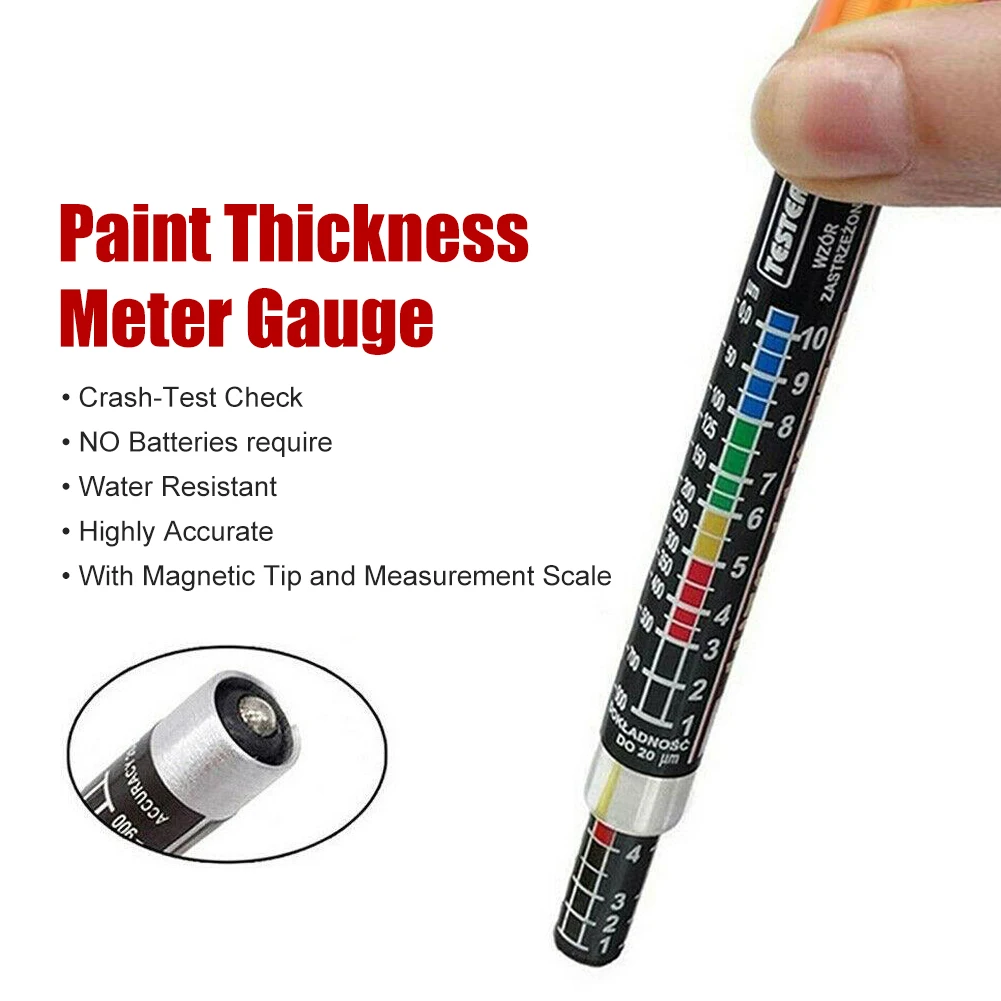 Auto Paint Coating Thickness Detection Pen Pen Auto Pull Test Drill Portable Auto Paint Tester Thickness Tester Auto Collision