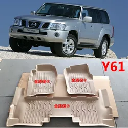Use for Nissan Patrol Y61 armada custom car All-Weather car Floor Mat Fit For Patrol Y61 custom waterproof pad Y61 trunk mat