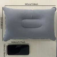 Supports Neck and Waist Comfortable Inflatable Pillow for Outdoor Use, Suitable for Offices, Cars, Camping, Hiking, and Napping 3