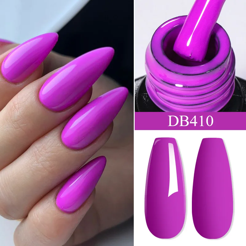 7 ml Schneeflocken-Gel-Nagellack, UV-LED, semi-permanent, milchig, weiß, rosa, Glitzer, Schnee-Pailletten, Gel-Nägel, Kunst-Design, Lack, Maniküre