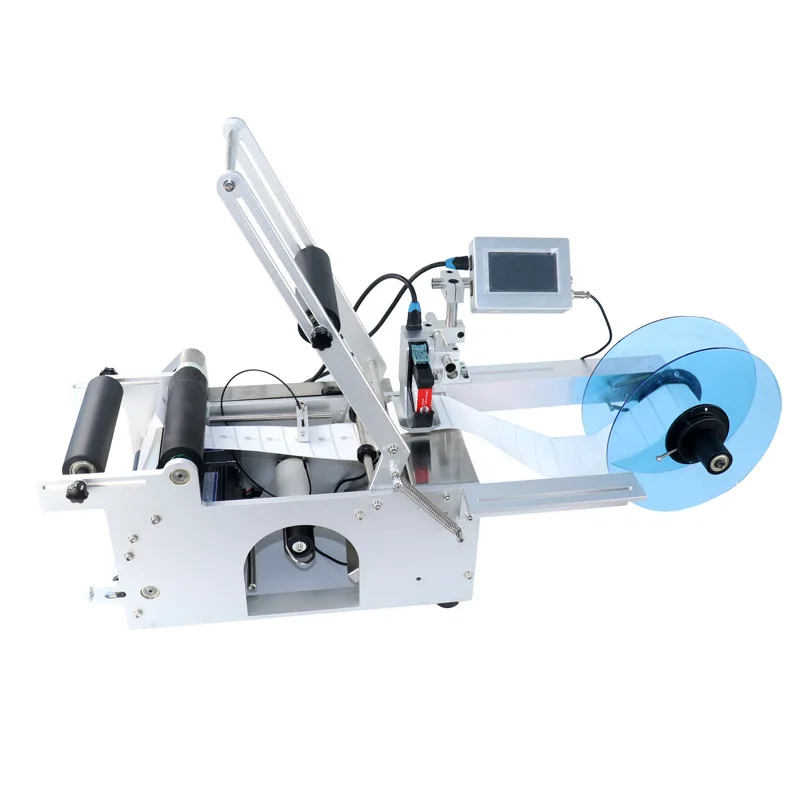 High-quality Semi-automatic Flat Label Applicator Machine, Suitable for Packaging in Plastic Bags, Cartons, Bottles and Bags.