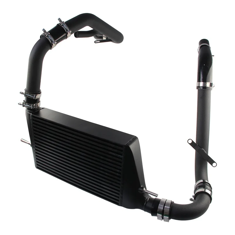 

Bar & Plate Aluminum Front Mount Upgrade Performance Intercooler Pipe Hose Kit fits Mistubishi EVO X EVO 10 GSR & MR 08-15