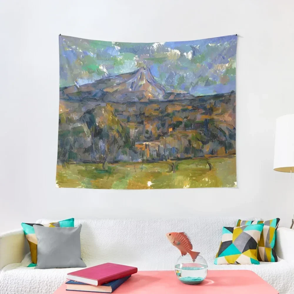 

1902 - Paul Cezanne - Mont Sainte-Victoire Tapestry Decoration Aesthetic Room Aesthetic Decor Tapestry