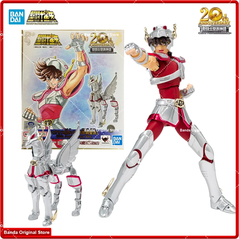 100% In Stock Original Bandai Saint Cloth Myth PEGASUS SEIYA 20th Anniversary Ver Anime Action Collection Figures Model Toys