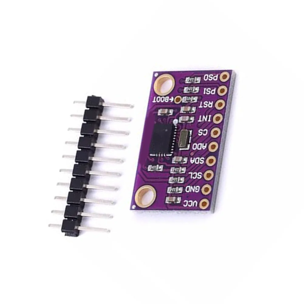 GY-BNO085 9DOF AHRS Sensor Module 9-Axis Motion Tracking For AR VR Robotics IoT Development Board Purple PCB For Test Tool