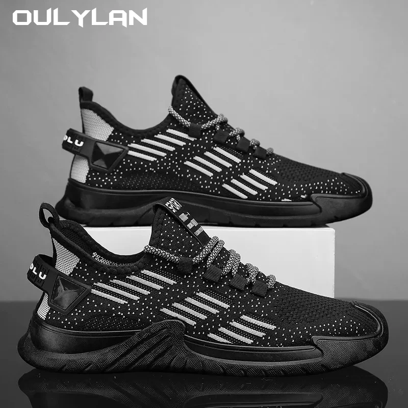 

Oulylan Outdoor Men Casual Sport Shoes Light Sneakers Classical Breathable Mesh Running Shoes Athletic Tennis Shoes