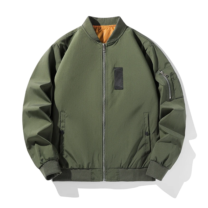 

2024 new jacket men's jacket men's baseball collar jacket baseball suit flight suit men's air force uniform air force jacket men