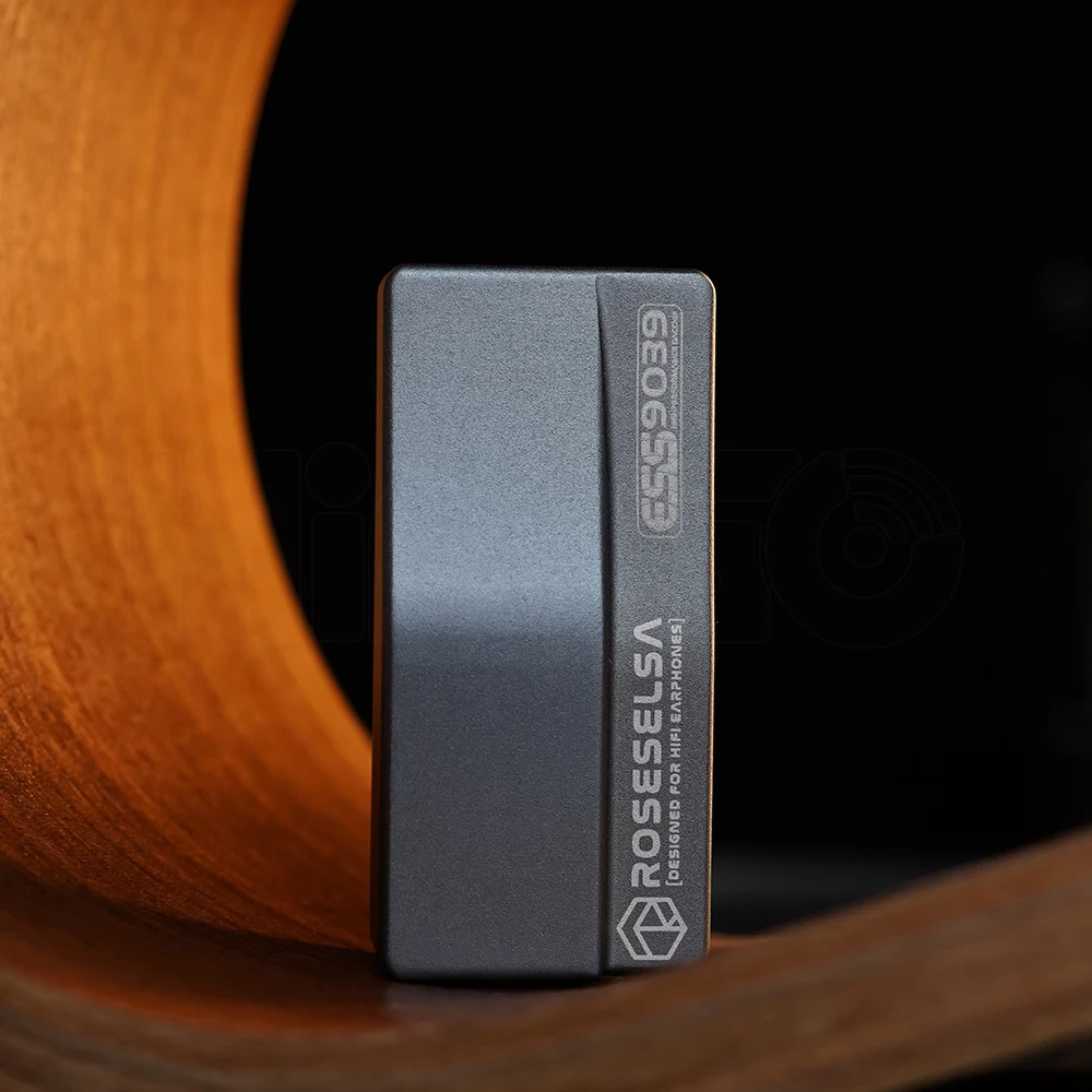 ROSESELSA RS9039 Portable Flagship-Grade USB DAC/AMP All-new ES9039Q2M Chip TypeC Headphone Amplifier DSD256 3.5mm 4.4mm Output