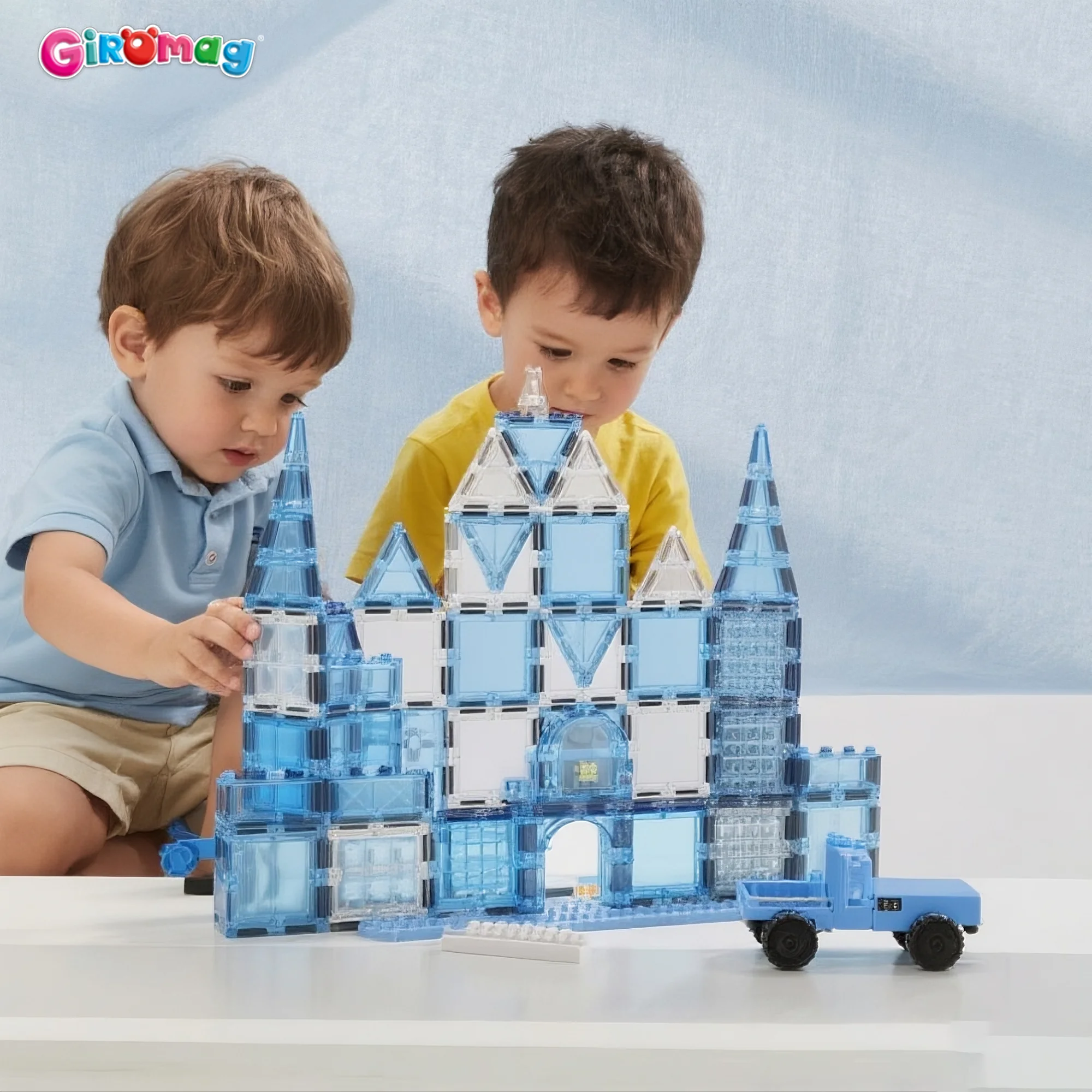 

GIROMAG 71PCS Magnetic Building Blocks Set STEM Educational Construction Toys Gift for Kids Boys Girls Ages 3-12