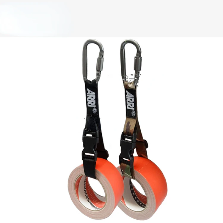 Cordón de goma para cintura, cuerda de seguridad, WCU-4, lámparas de televisión para películas, correa con hebilla de bloqueo de seguridad