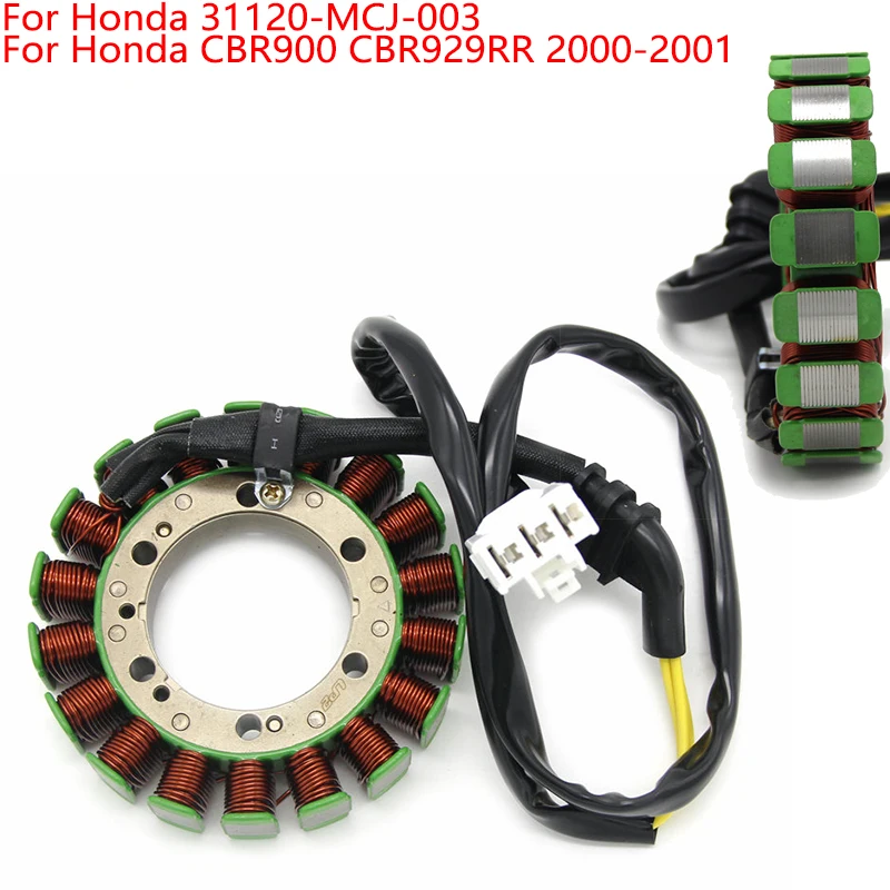 

Motorcycle Accessories Generator Ignition Stator Coil For Honda CBR929RR CBR900 CBR 900 929 RR 2000-2001 31120-MCJ-003 Electric