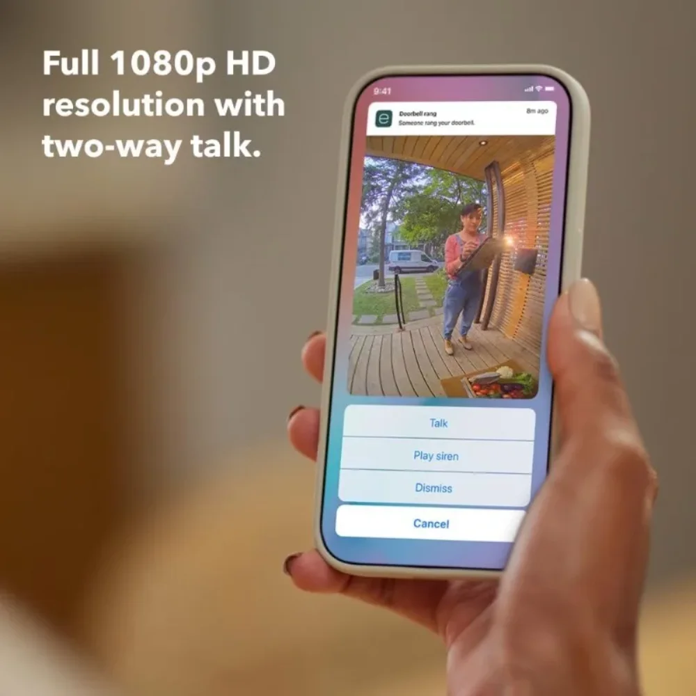 حزمة Total Security and Savings مع كاميرا جرس الباب الذكية (سلكية)، مستشعر ذكي للأبواب والنوافذ #3