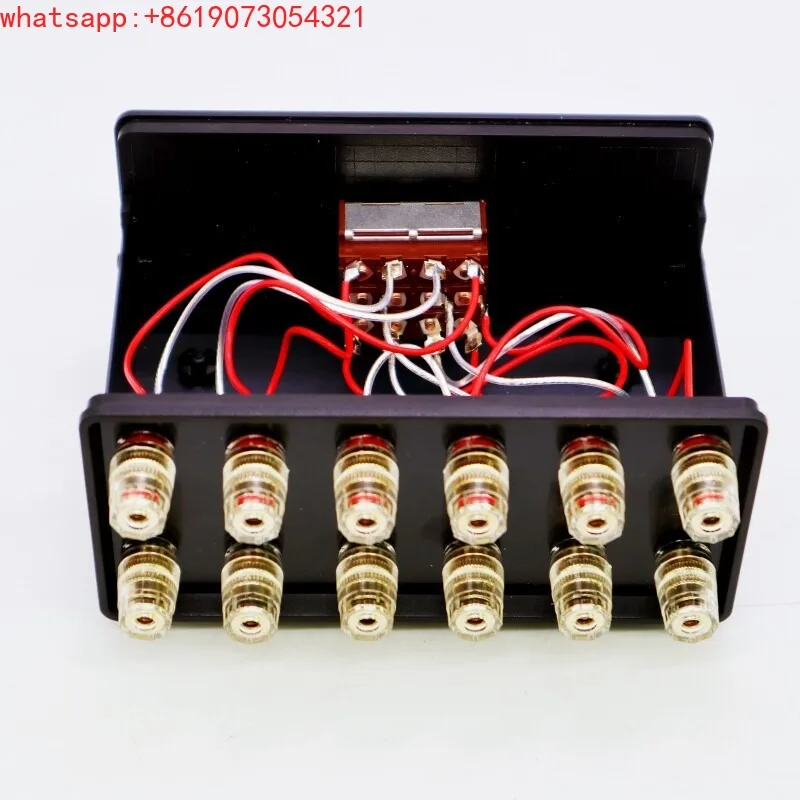 HIFI speaker switcher switch, high current version, audio equipment 2 in and 1 out, audio PK sound quality power amplifier