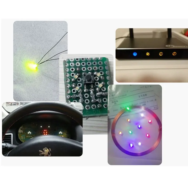 (100 قطعة) LED 0402 0603 0802 1206 2835 3528 5050 5730 أبيض بارد دافئ مصلحة الارصاد الجوية صمام ثنائي باعث للضوء لتقوم بها بنفسك الكهربائية #5