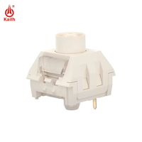 Kailh Box Coconut Latte Switch 3 Pins 45g Linear Mute Custm Mechanical Keyboard Switches RGB Linear for Custom PC Silent Office