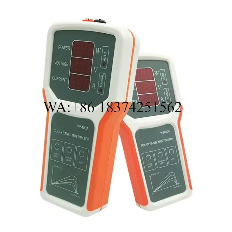 Wmwmnu WS400A Photovoltaic Panel Power Supply Multimeter Solar MPPT Tester Open Circuit Voltage for Troubleshooting