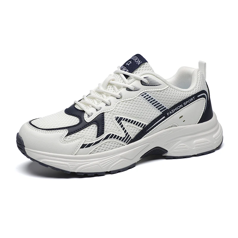 New model Highly popular mens casual shoes Breathable Soft sole Mesh fabric Shock absorption Comfortable Casual Stable grip