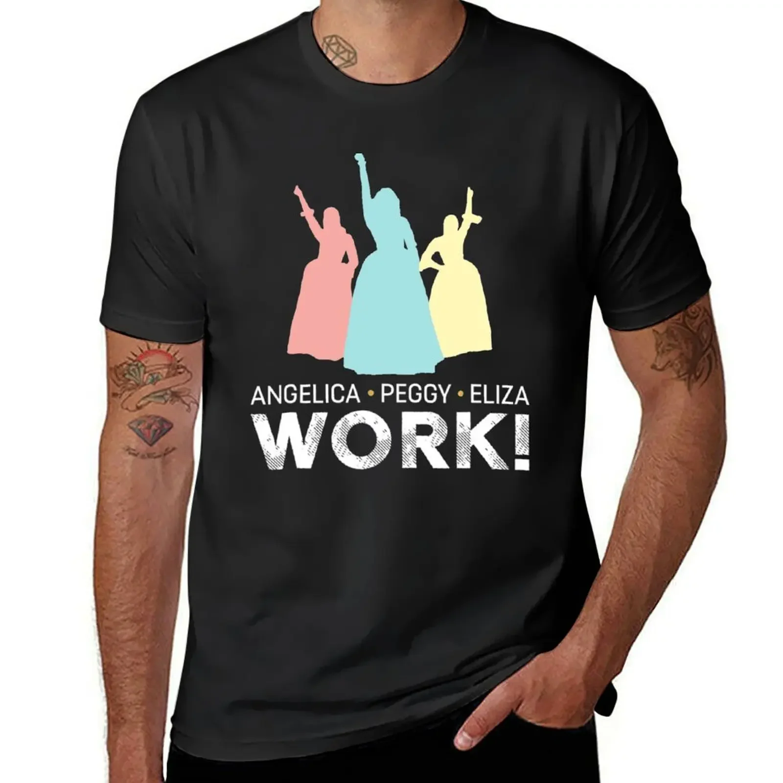 Angelica Eliza And Peggy WorkSchuyler Sisters T-Shirt graphics tees cute clothes mens t shirts casual stylish