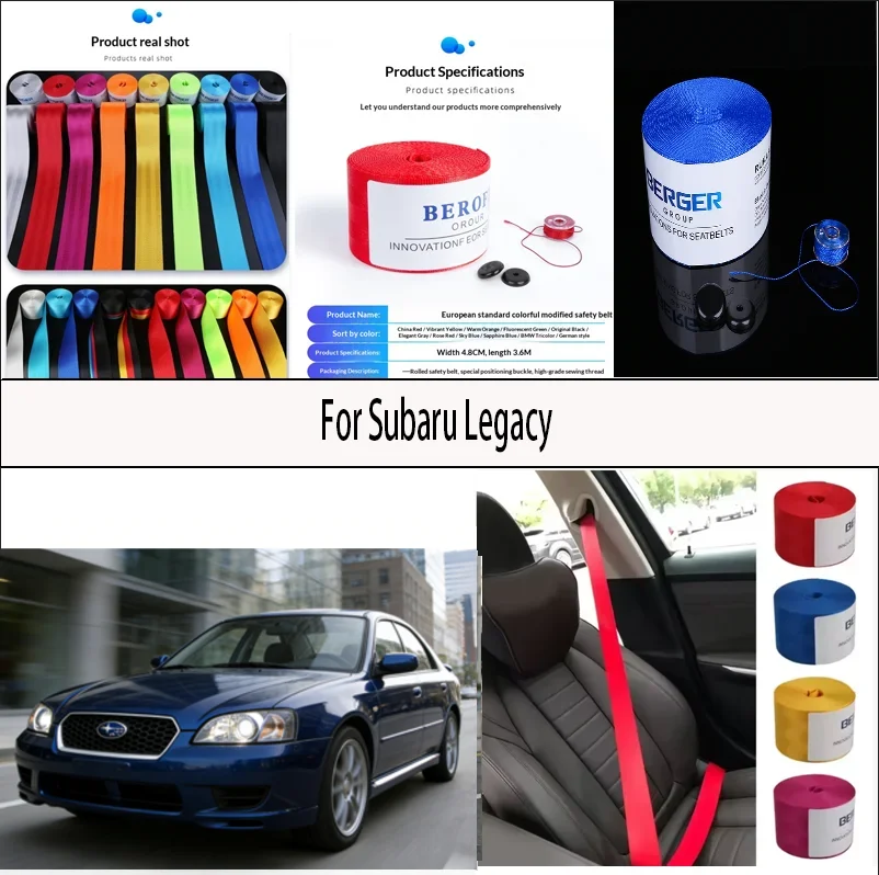 

For Subaru Legacy Car Seat Belt Seatbelt Webbing Lap Retractable Safety Strap 48MM