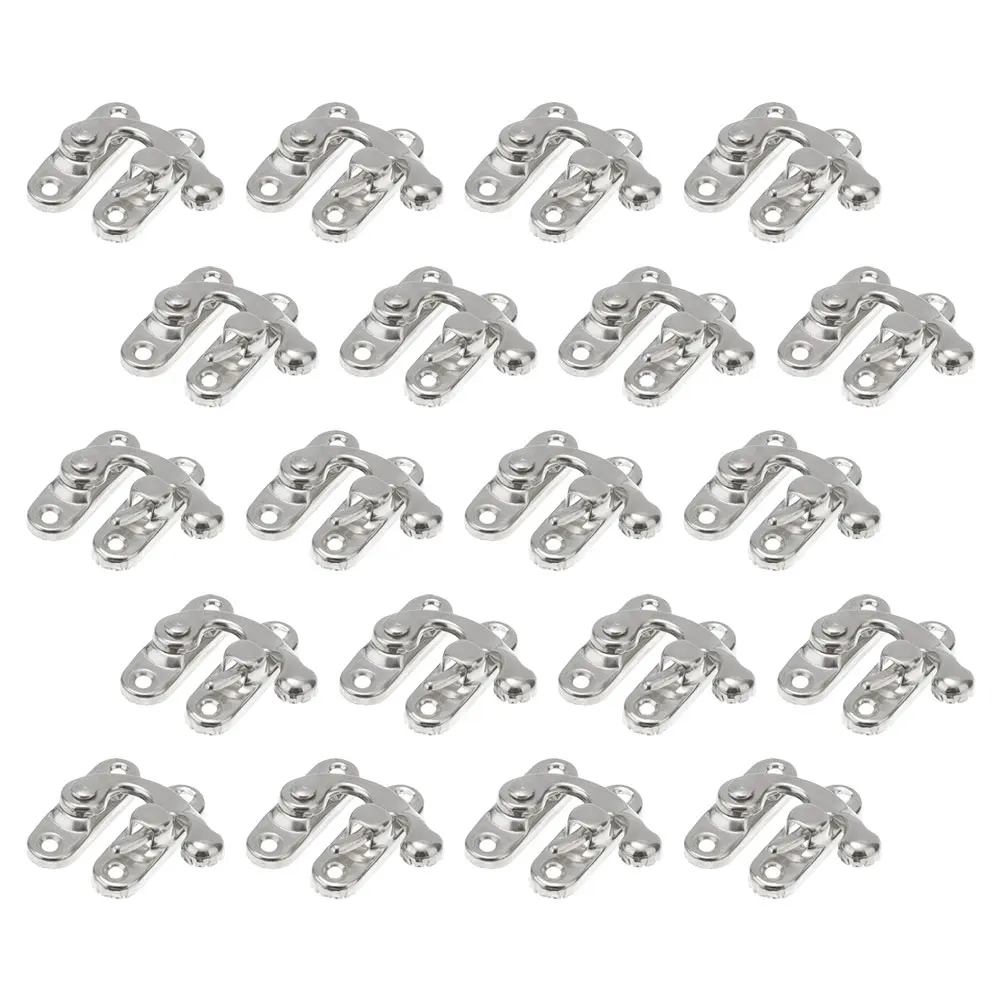 

20Pcs Vintage Wood Box Lock Metal Hasp Latch Toggle Latch DIY Crafts Jewelry Box Cabinet Toolbox Hardware