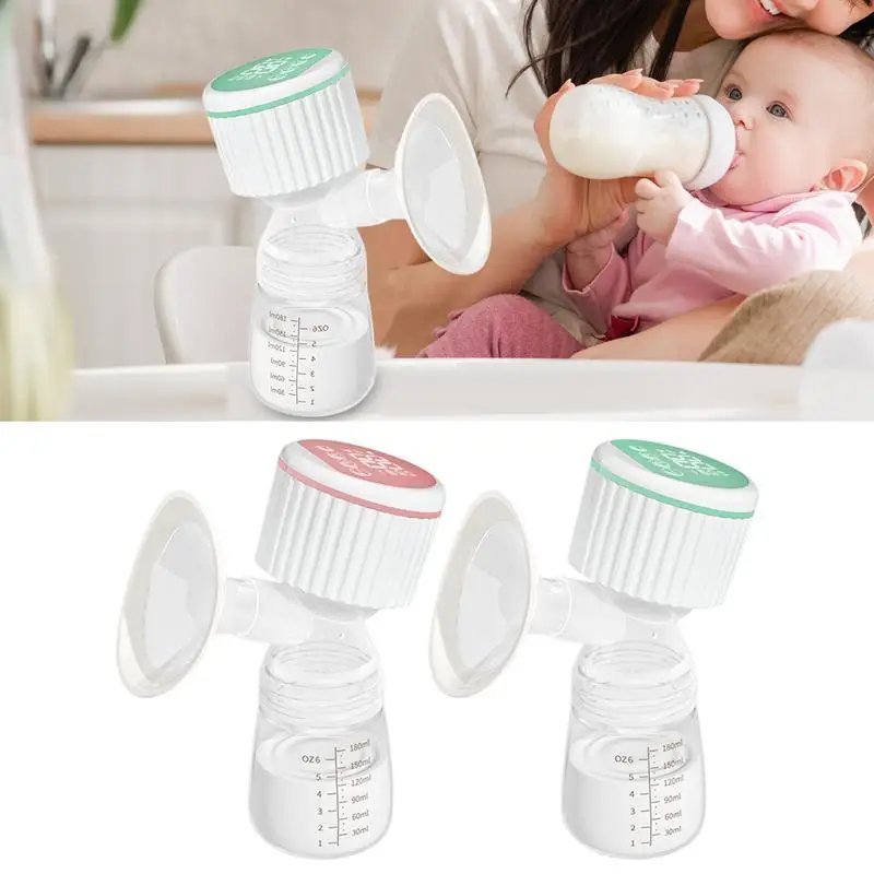 Electric Breast Pump Portable Breast Food Squeezer Full Automatic Wearable Milk Feeding Bottle Intelligent Feeding Container For