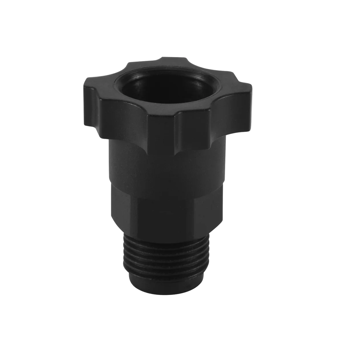 1Pcs Spray Tool Connector for PPS Adapter Spray Tool Cup Adapter Fit for Devilbiss Spray Tool Disposable Measuring Cup,Black