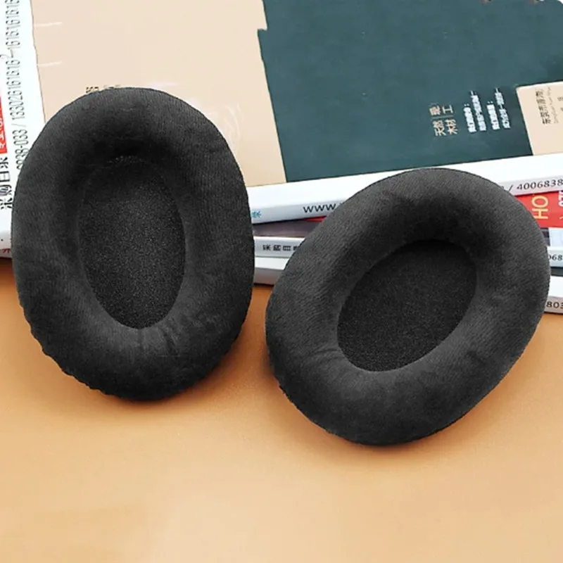 Velour Miếng Đệm Tai Bằng Da Cho Tai Nghe Sennheiser HD515 HD555 HD595 HD598 HD558 Tai Nghe Nút Tai Nghe Bằng Da Mềm Xốp Bọt Biển Tai Nghe Chụp Tai Tay