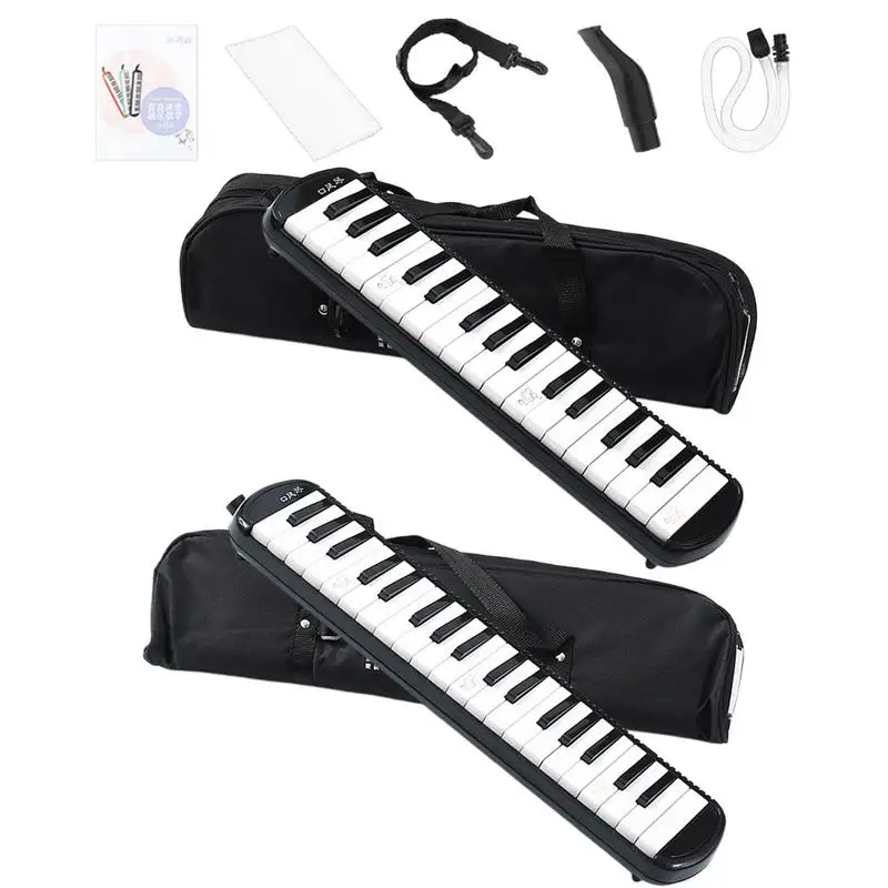 Melodica 32 Keys Wind Instrument With 2 Mouthpieces Harmonium Instrument Musical Instrument 32 Key Keyboard Blow Keyboard Air